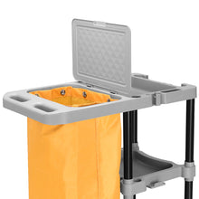 Load image into Gallery viewer, Gymax Commercial Janitorial Cleaning Cart 3 Shelf Housekeeping Ultility Cart Vinyl Bag
