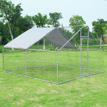 Load image into Gallery viewer, Gymax Large Walk In Chicken Coop Run House Shade Cage 10'x13' with Roof Cover Backyard