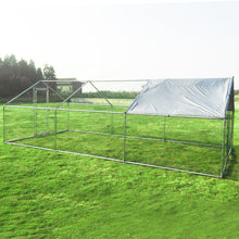 Load image into Gallery viewer, Gymax Large Walk In Chicken Coop Run House Shade Cage 10'x20' with Roof Cover Backyard