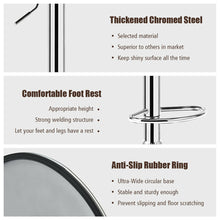 Load image into Gallery viewer, Gymax Set of 2 Swivel Bar Stool Adjustable PU Leather Backless Dining Chair Coffee New