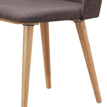 Load image into Gallery viewer, Gymax Set of 2 Accent Dining Chairs Armless Upholstered W/Wood Legs Leisure Furniture