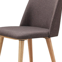 Load image into Gallery viewer, Gymax Set of 2 Accent Dining Chairs Armless Upholstered W/Wood Legs Leisure Furniture
