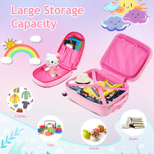 Load image into Gallery viewer, Gymax 2PC Kids Luggage Set 12'' Backpack & 16'' Rolling Suitcase for School Travel ABS
