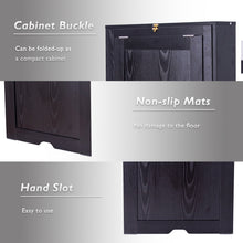 Load image into Gallery viewer, Gymax Wall Mounted Fold-Out Convertible Floating Desk Space Saver Writing Table Black