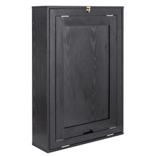 Load image into Gallery viewer, Gymax Wall Mounted Fold-Out Convertible Floating Desk Space Saver Writing Table Black