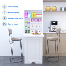 Load image into Gallery viewer, Gymax Wall Mounted Fold-Out Convertible Floating Desk Space Saver Writing Table White