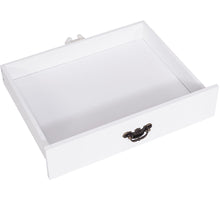 Load image into Gallery viewer, Gymax Writing Desk with Drawers and Removable Hutch Solid Wood Legs Concise Style