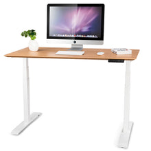 Load image into Gallery viewer, Gymax 53'' Wide Electric Height Adjustable Standing Desk Sit to Stand Dual Motor