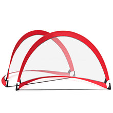 Load image into Gallery viewer, Gymax Two 4ft Pop Up Soccer Goal Net Set Portable Foldable Training Football Net W/Bag