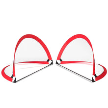 Load image into Gallery viewer, Gymax Two 4ft Pop Up Soccer Goal Net Set Portable Foldable Training Football Net W/Bag