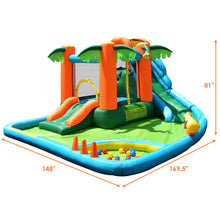 Load image into Gallery viewer, Gymax Inflatable Bounce House Jump Bouncer Kids Water Park Splash Play Center w/Blower