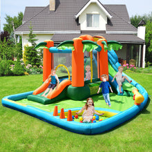 Load image into Gallery viewer, Gymax Inflatable Bounce House Jump Bouncer Kids Water Park Splash Play Center w/Blower