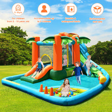 Load image into Gallery viewer, Gymax Inflatable Bounce House Jump Bouncer Kids Water Park Splash Play Center w/Blower