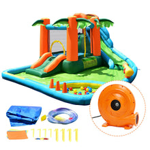 Load image into Gallery viewer, Gymax Inflatable Bounce House Jump Bouncer Kids Water Park Splash Play Center w/Blower