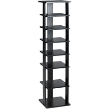 Load image into Gallery viewer, Gymax 7-Tier Shoe Rack Practical Free Standing Shelves Storage Shelves Concise Style