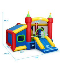 Load image into Gallery viewer, Gymax Inflatable Bounce House Kids Slide Jumping Castle w/ Ball Pit and 480W Blower
