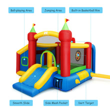 Load image into Gallery viewer, Gymax Inflatable Bounce House Kids Slide Jumping Castle w/ Ball Pit and 480W Blower