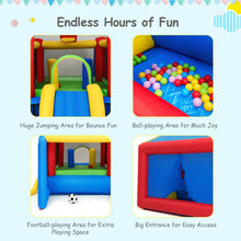 Load image into Gallery viewer, Gymax Inflatable Bounce House Kids Slide Jumping Castle w/ Ball Pit and 480W Blower