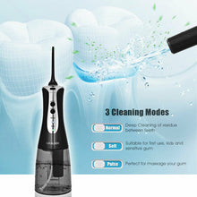 Load image into Gallery viewer, Gymax Rechargeable Portable Water Flosser Power Dental Flossers with 2 Nozzle