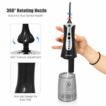 Load image into Gallery viewer, Gymax Rechargeable Portable Water Flosser Power Dental Flossers with 2 Nozzle