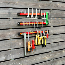 Load image into Gallery viewer, Gymax 3 PCS 18'' Magnetic Tool Holder Bar Organizer Storage Rack Knife Wrench Pilers