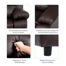 Load image into Gallery viewer, Gymax Deluxe Padded Kids Sofa Armchair Recliner Headrest Children w/ Storage Arm Brown