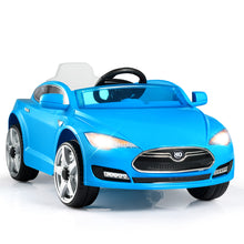 Load image into Gallery viewer, Gymax Kids Ride on Car 3 Speeds LED light Music w/Remote Control Pink/Blue/Black