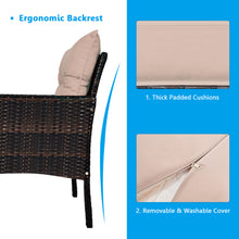 Load image into Gallery viewer, Gymax 5 PC Patio Set Sectional Rattan Wicker Furniture Set Home Outdoor