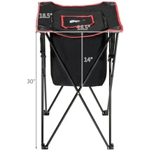 Load image into Gallery viewer, Gymax Portable Tub Cooler w/Folding Stand & Carry Bag Leakproof Picnic Cooler Black