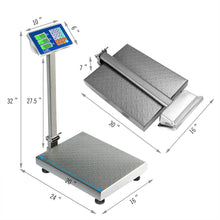 Load image into Gallery viewer, Gymax 660lbs Weight Platform Scale Digital Floor Folding Scale Postal Shipping Mailing