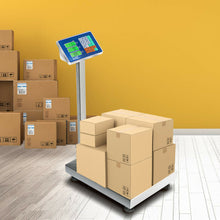 Load image into Gallery viewer, Gymax 660lbs Weight Platform Scale Digital Floor Folding Scale Postal Shipping Mailing