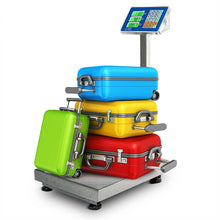 Load image into Gallery viewer, Gymax 660lbs Weight Platform Scale Digital Floor Folding Scale Postal Shipping Mailing