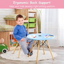 Load image into Gallery viewer, Gymax 5 PC Kids Colorful Round Table Chair Set w/ 4 Armless Chairs