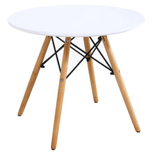 Load image into Gallery viewer, Gymax 3 Piece Kids Round Table Chair Set with 2 Arm Chairs White