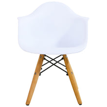Load image into Gallery viewer, Gymax 3 Piece Kids Round Table Chair Set with 2 Arm Chairs White