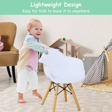 Load image into Gallery viewer, Gymax 5 PC Kids Round Table Chair Set with 4 Arm Chairs White