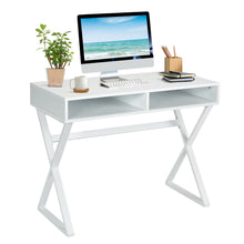 Load image into Gallery viewer, Gymax Modern Computer Desk Writing Desk Makeup Vanity Table Storage