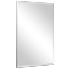 Load image into Gallery viewer, Gymax Rectangle Mirror Wall Mounted Bathroom Beveled Silver Mirror Frameless