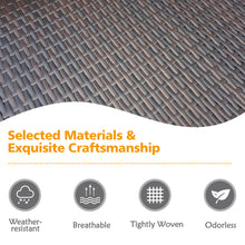 Load image into Gallery viewer, Gymax 2PCS Cushioned Outdoor Wicker Chaise Lounge Chair w/ Wheel Adjustable Backrest