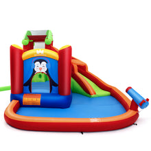 Load image into Gallery viewer, Gymax Inflatable Slide Bouncer and Water Park Bounce House Splash Pool Water Cannon