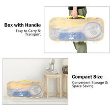 Load image into Gallery viewer, Gymax Portable Badminton Set Folding Tennis Badminton Volleyball Net w/ Stands Case