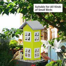 Load image into Gallery viewer, Gymax Outdoor Wild Bird Feeder Weatherproof House Design Garden Yard Decoration Green