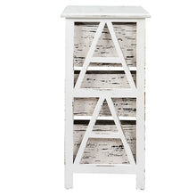 Load image into Gallery viewer, Gymax Chest w/3 Fabric Drawers Vintage Wood Frame End Table Side Sofa Table Nightstand