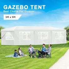 Load image into Gallery viewer, Gymax 10'x30' Wedding Tent Outdoor Party Canopy Events White