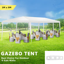 Load image into Gallery viewer, Gymax 10'x30' Wedding Tent Outdoor Party Canopy Events White
