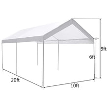Load image into Gallery viewer, Gymax Steel Frame Party Tent Canopy Shelter Portable Car Carport Garage Cover