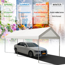 Load image into Gallery viewer, Gymax Steel Frame Party Tent Canopy Shelter Portable Car Carport Garage Cover