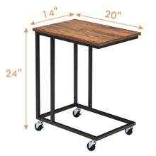 Load image into Gallery viewer, Gymax Laptop Holder Sofa Side End MobileTable Multiple Stand Desk Notebook Beside Wood