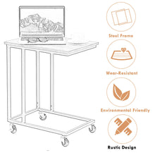 Load image into Gallery viewer, Gymax Laptop Holder Sofa Side End MobileTable Multiple Stand Desk Notebook Beside Wood