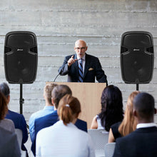 Load image into Gallery viewer, Gymax Portable Dual 15'' 2-way 2000 W Powered Speakers w/ Controller